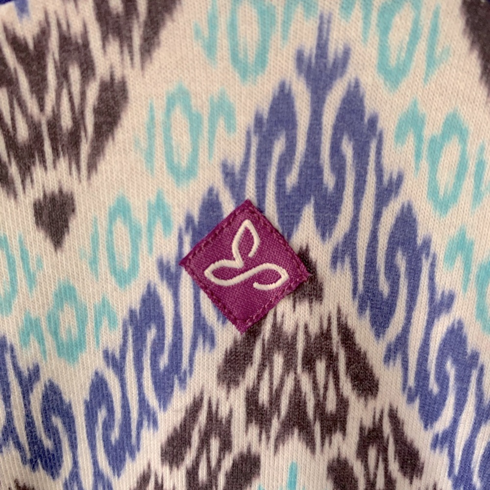PRANA Chevron Print Blue Purple Golf Tennis Athletic Dress Size XL - Picture 8 of 9